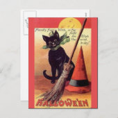 KRW  Halloween Feestdagenkaart (Voorkant / Achterkant)