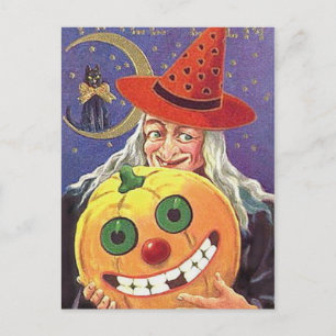 KRW  Halloween Witch Briefkaart
