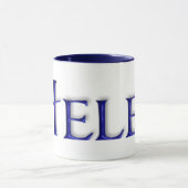 KRW Helen Blue Glass Mok (Midden)