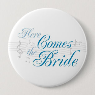 KRW hier komt de Bride Button - Pin
