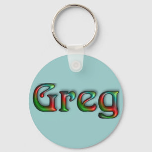 KRW Hippie Groove Name Sleutelhanger - Greg