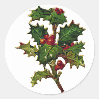 KRW Holly Design Kerst sticker
