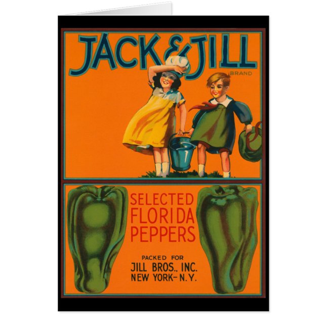 KRW  Jack en Jill Peppers Crate Label (Voorkant)