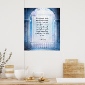 KRW Jesus est la Lumière du Monde Poster (Cuisine)