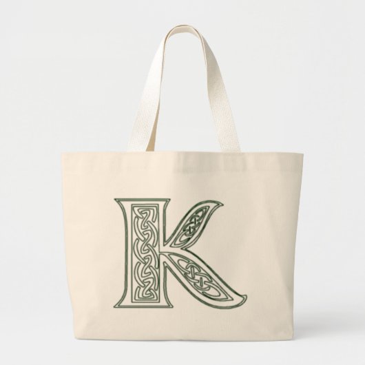 KRW - K - Celtic Monogrammed Canvas tas (Voorkant)