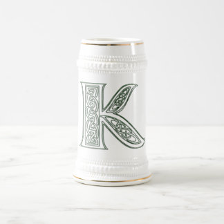 KRW - K - Keltische monogrammed Stein Bierpul