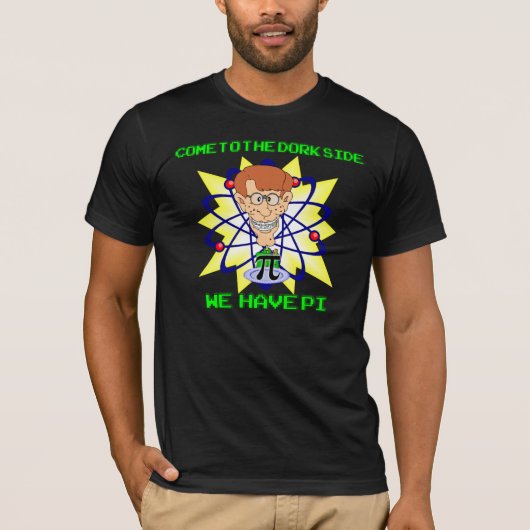 KRW komt naar het Dork Side Pi Nerd Shirt (Voorkant)