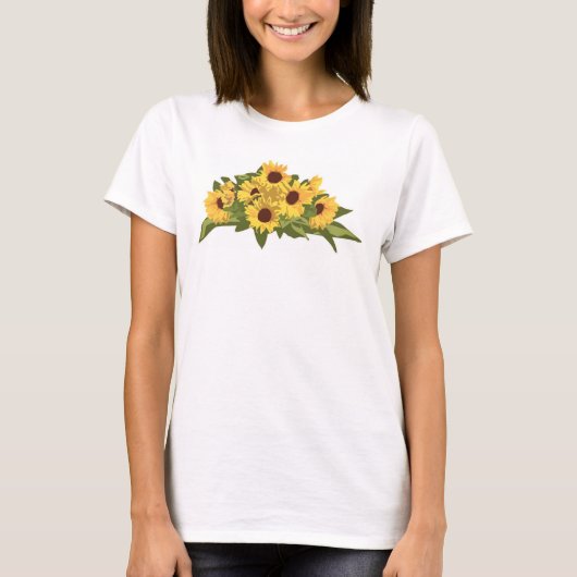 KRW Ladie's Sunflower Shirt (Voorkant)