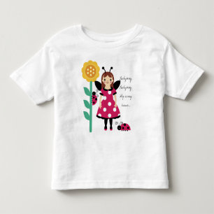 KRW Ladybug Fairy Zonnebloem Meisjes T-shirt