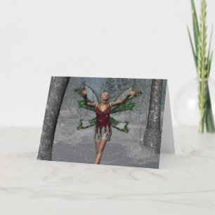 KRW Laisser neiger Carte de la faune de Noël