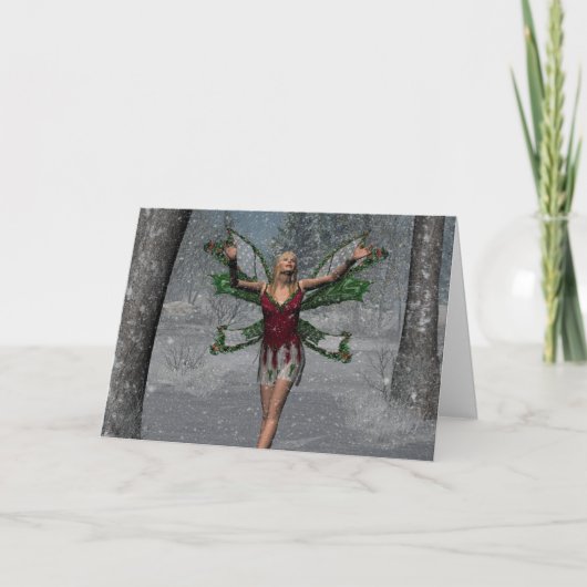 KRW Laisser neiger Carte de la faune de Noël (Devant)