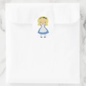 KRW Leuke Alice in Wonderland Ronde Sticker (Tas)