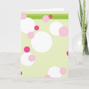 KRW Limoen en Roze Stippen Blank Kaart