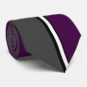 KRW - O - Cravate décorée d'un monogramme (Roulé)