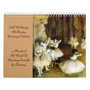 KRW Old Masters Oil Painting Calendar Kalender