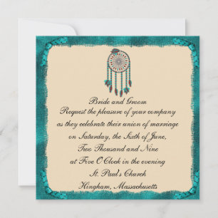 KRW omp Drocatcher Custom Wedding Invitation Kaart