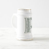 KRW - P - Celtic Monogrammed Stein Bierpul (Voorkant links)