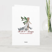 KRW Père Noël vintage prépare la carte - (Dos)