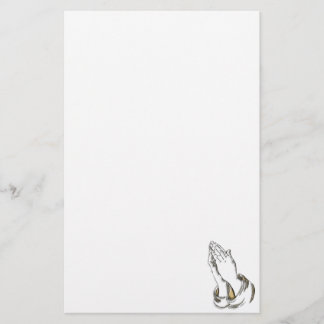 KRW Praying Hands Stationery Briefpapier