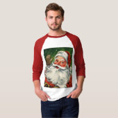 KRW Retro Santa Raglan Shirt (Voorkant volledig)