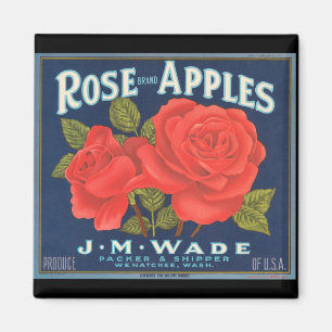 KRW  Roos Apples Fruit Crate Magnet Magneet