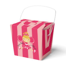 KRW Roze Cheerleader Party Take Out Favor Box