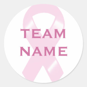 KRW Roze Lint Walk Custom Team Ronde Sticker