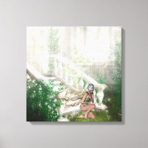 KRW Sacred Ground Fairy Fantasy Canvas Afdruk