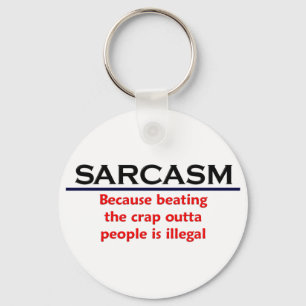 KRW Sarcasm Funny Joke Sleutelhanger