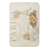 KRW  Style Paris Roos Eiffeltoren Bath Mat (Voorkant Verticaal)