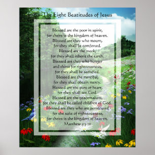 KRW The Acht Beatitudes of Jesus Print