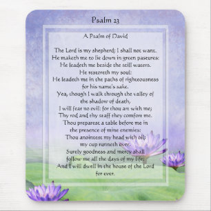 KRW The Lord is My Shepherd Psalm 23 Mousepad Muismat