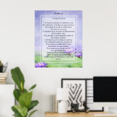KRW The Lord is My Shepherd Psalm 23 Print (Thuiskantoor)