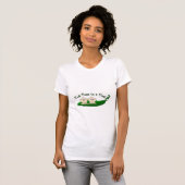 KRW twee erwten in een moederschap T-shirt (Voorkant volledig)
