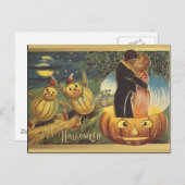 KRW Vintage Halloween Briefkaart (Voorkant / Achterkant)