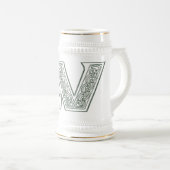 KRW - W - Celtic Monogrammed Stein Bierpul (Voorkant rechts)