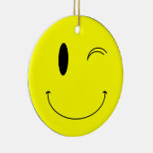 KRW Winking Smile Face Double Ornement (Droite)