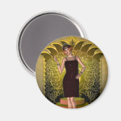 KRW zet de Ritz Deco Flapper II aan Magneet (Voorkant / Achterkant)