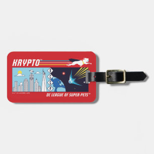 Krypto Buitenruimte naar Metropolis Bagagelabel