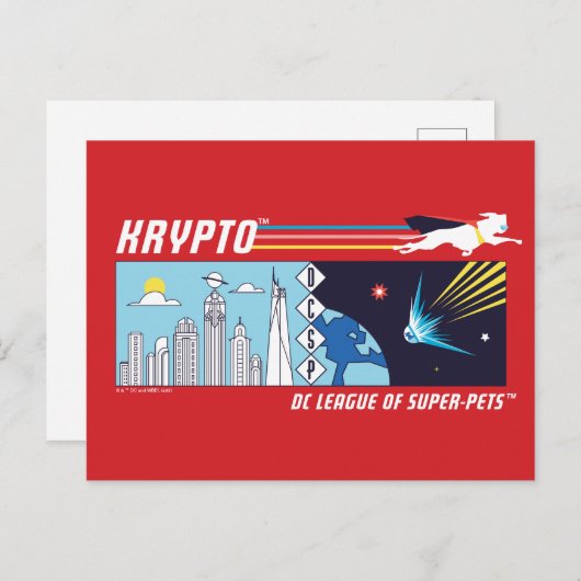 Krypto Buitenruimte naar Metropolis Briefkaart (Voorkant / Achterkant)