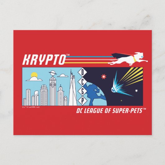 Krypto Buitenruimte naar Metropolis Briefkaart (Voorkant)