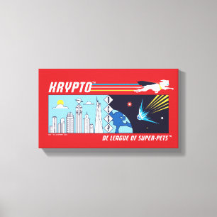 Krypto Buitenruimte naar metropolis Canvas Afdruk