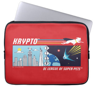 Krypto Buitenruimte naar Metropolis Laptop Sleeve