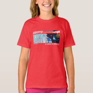 Krypto Buitenruimte naar Metropolis T-shirt