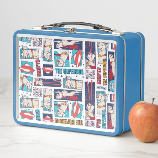 Krypto Comic Panel Pattern (In situ)