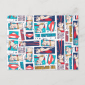 Krypto Comic Panel Pattern Briefkaart (Voorkant)