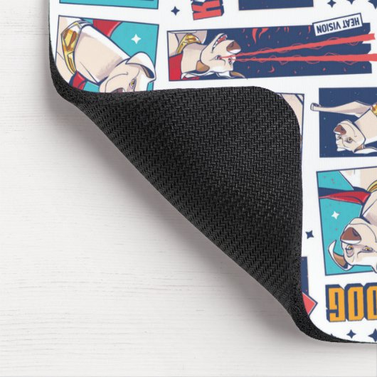 Krypto Comic Panel Pattern Muismat (Hoek)