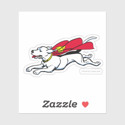 Krypto de hond sticker (Vel)