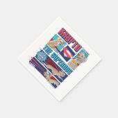 Krypto de Super-Dog Comic Panels Servet (Hoek)