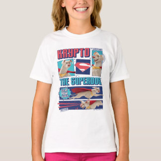 Krypto de Super-Dog Comic Panels T-shirt